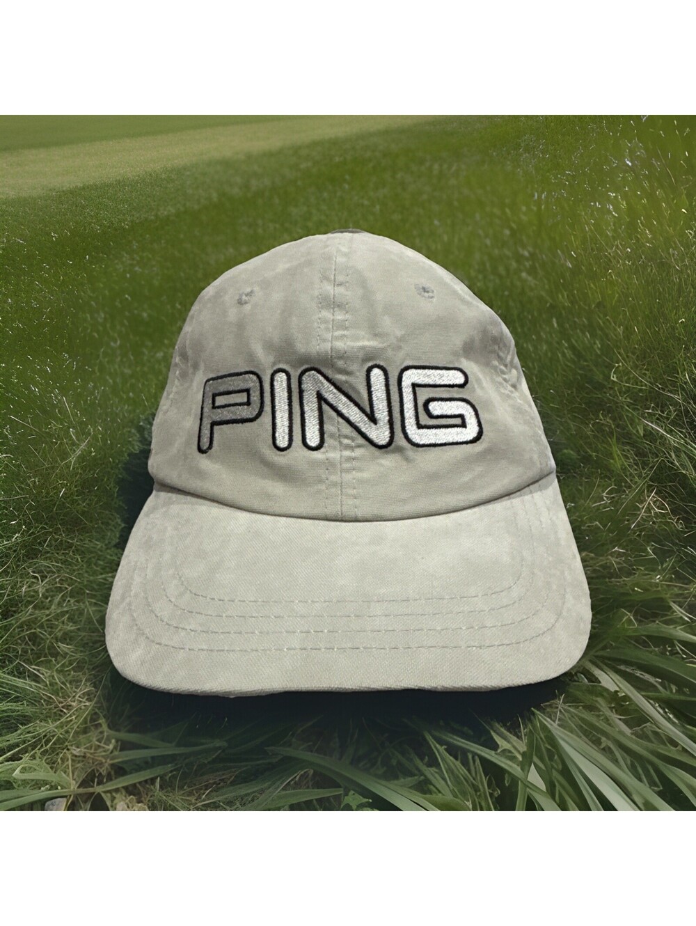 PING Putters Golf Clubs Golfing Tan Baseball Cap